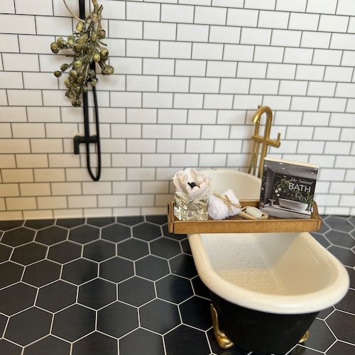 Dollhouse Bath/shower Set Etsy