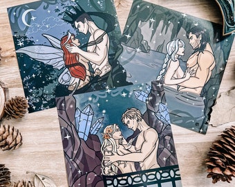 5x5 Print Queen of All Fae Couple