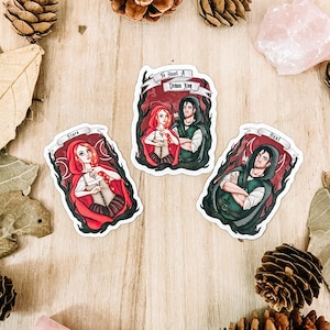 To Hunt a Demon King Character Stickers - Eco Friendly Vinyl Stickers