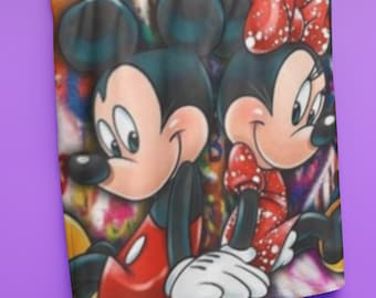 Mickey en Minnie katoenfluweel pluche deken
