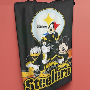 Steelers Cartoon Plush Blanket