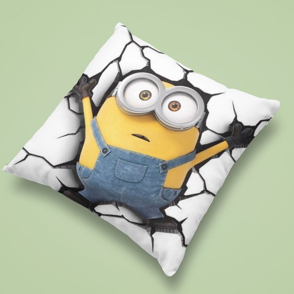 Minion Spun Polyester Square Pillow