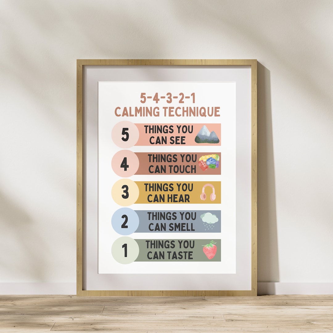 Calming Corner | Calming Techniques | Preschool Chart | Feelings Poster ...