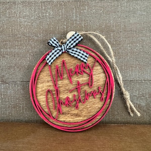 Merry Christmas Ornament l Christmas Gift