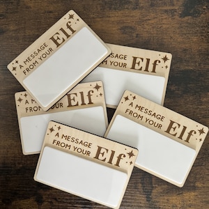 Elf Message Board l Elf Prop l Dry Erase Board l Christmas