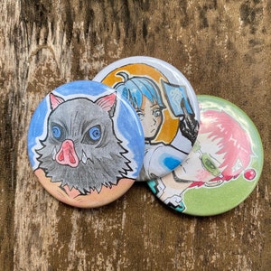 YCH Customizable Character 2.25in Buttons