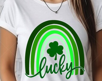 Arcoíris de la suerte para el Día de San Patricio SVG