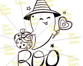 Lindo fantasma SVG