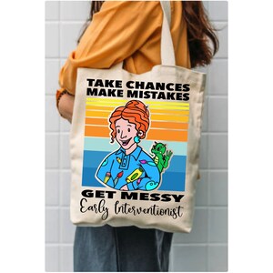 Kansen maken fouten maken EI/THERAPIST SVG-ideeën voor shirt/tas