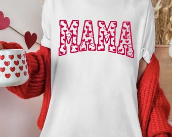 Mamá corazones SVG