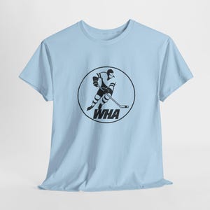 Unisex Retro Hockey Tee - WHA B&W
