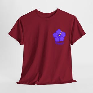 Hibiscus Mahalo mauve - T-shirt
