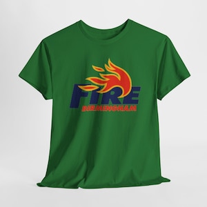 Retro Football Tee - Birmingham Fire - World Football League ver. 2.0