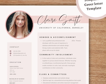 Sorority cv-sjabloon