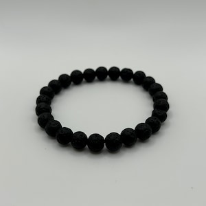 Lava Stone Aromatherapy Bracelet, Essential oil bracelet, 8mm Bead Bracelet, Custom Bracelets for essential oils.
