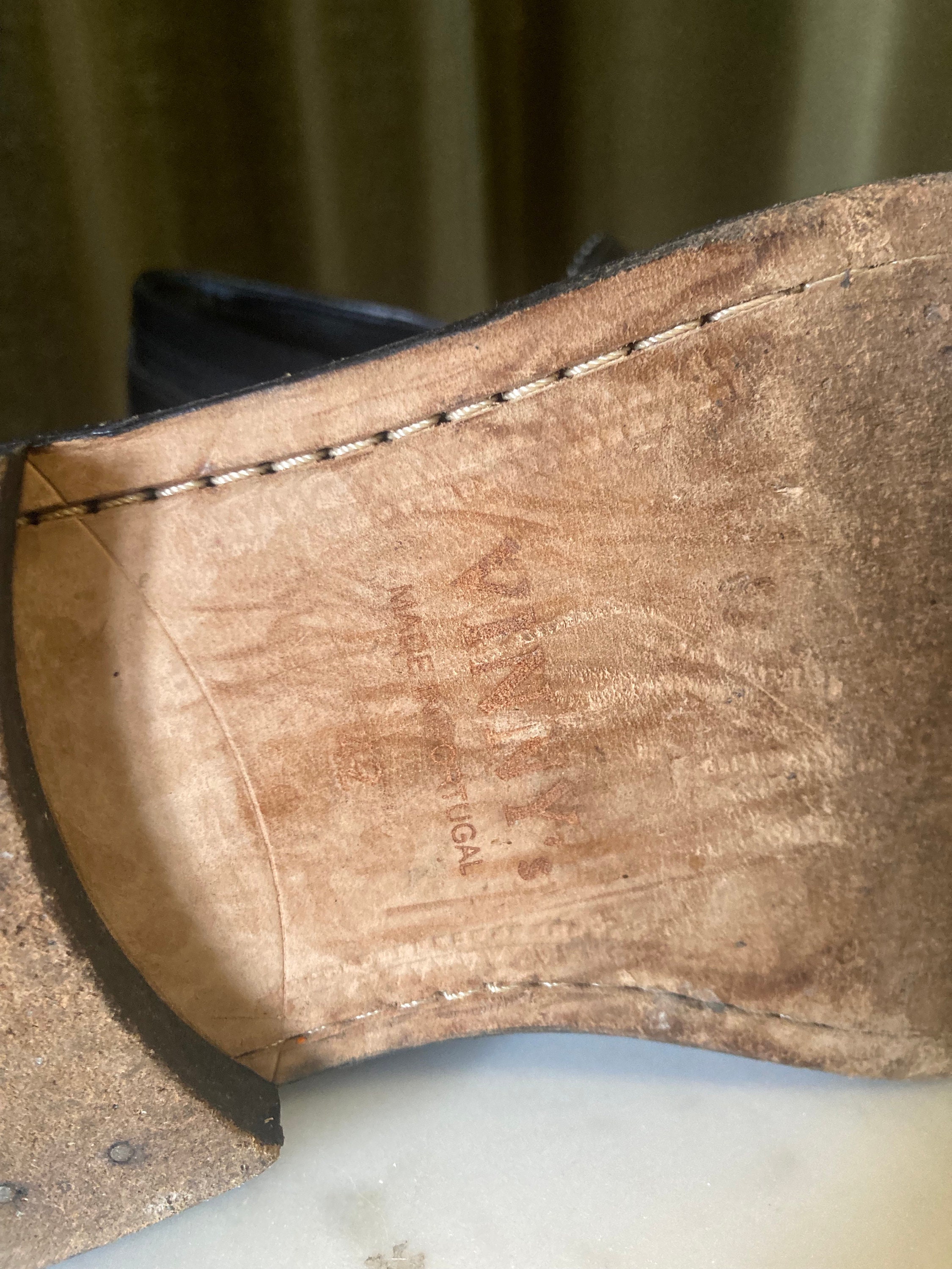 mens chunky penny loafers