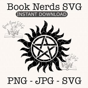 Symbol antyopętania SVG, png, jpg, pdf, plik cyfrowy, ikony okultystyczne, pentagram, SPN