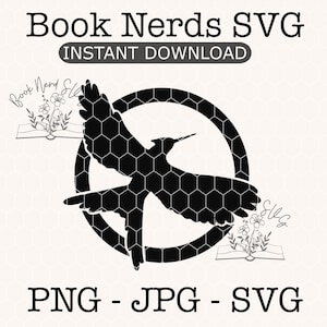 Mockingjay SVG, Hunger Games Vector Graphics (Digital Download)