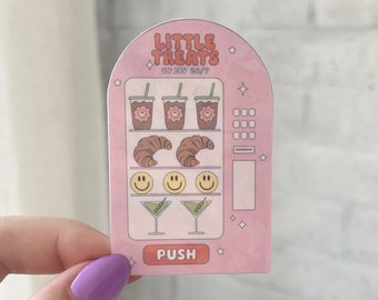 Little Treats Vending Machine Sticker - Coquette Style