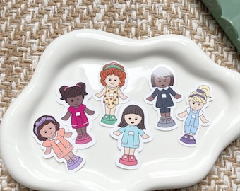 90s Toy Doll Sticker: Retro Laptop Decal
