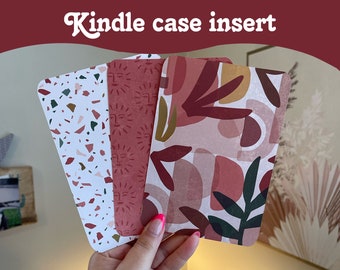 Boho Kindle Insert: 6" Basic Kindle, Clear Case Decoration