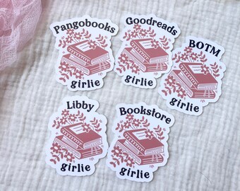 Book Girlie Sticker: Waterproof Kindle Accessories
