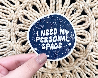 Introvert homebody I need my space sticker