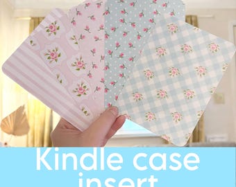Spring Floral Kindle Insert: 6" Basic Kindle - Personalized E-reader