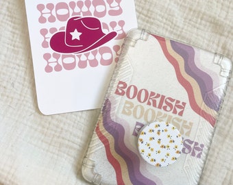 Retro Cowgirl Kindle Insert: Groovy Kindle Case Decor