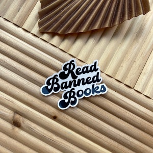 Read banned books sticker bookish kindle sticker