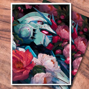 Card Sleeves Compatible with Gundam TCG, Unofficial Gundam Card Sleeve Protectors, Pretty Mecha Robot Themed Card Sleeve, Gifts for Gamers