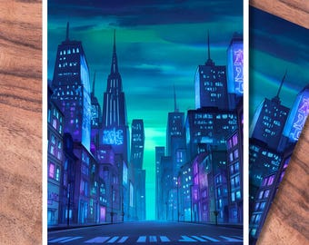 MTG Card Sleeves, New York City Comic themed TCG Card Sleeve Protectors