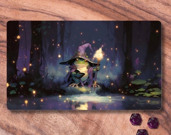 MTG Playmat, Frog TCG Playmat, Board Game Mat for TCG, Gifts for Gamers