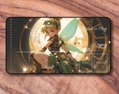 Lorcana Playmat With Zones, Tinkerbell Themed Card Playmat