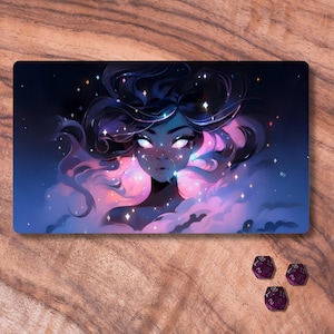 Tapis de jeu MTG, tapis de jeu MTG avec ou sans zones, tapis de jeu JCC sur le thème des esprits, accessoires de jeux de cartes à collectionner