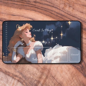 ロルカーナ プレイマット、ロルカーナ用シンデレラ テーマの TCG プレイマット、非公式ロルカーナ プレイマット、ゲーマーへのギフト