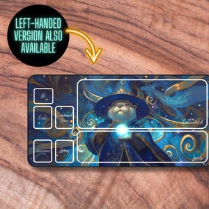 Neverrift TCG Playmat Otter - Premium Spielmatte 36x60 Cm Mit Genähtem Rand
