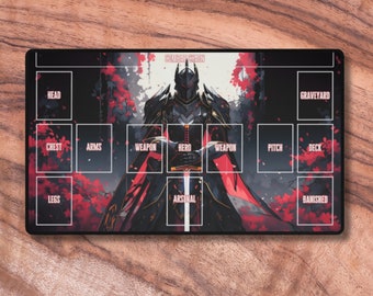 Flesh and Blood TCG プレイマット、ゾーン付き 2 人用カスタム FAB