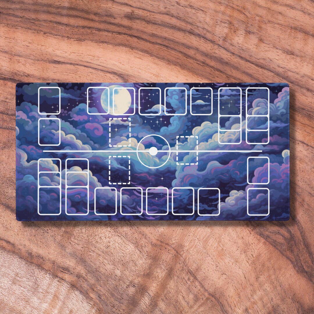 Pokemon Playmat With Zones, Two Player Pokemon Playmat, Cute Gifts for