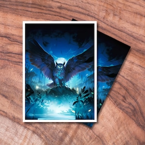 Pochettes MTG, Protèges pochettes pour cartes TCG, Pochettes pour cartes sur le thème de la chouette, Cadeaux pour gamers, Accessoires MTG