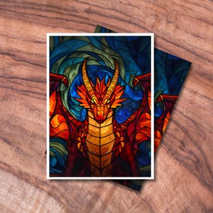 Pochettes MTG 100, protection de pochette pour cartes TCG finition mate, pochette MTG dragon, pochettes pour cartes à collectionner en vitrail, cadeaux pour gamers