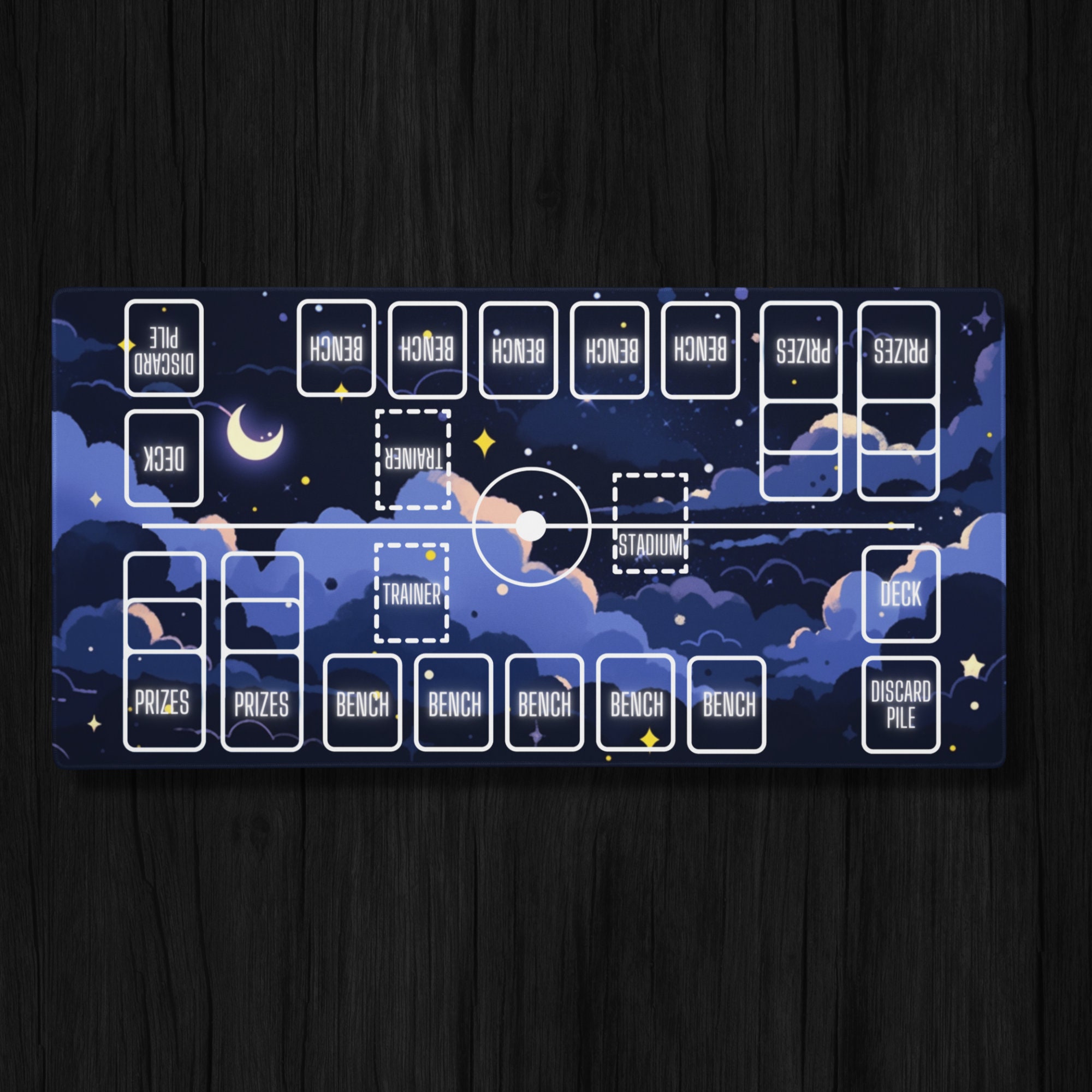 Pokemon Playmat Pokemon Playmat for Two Players With Zones Etsy Canada