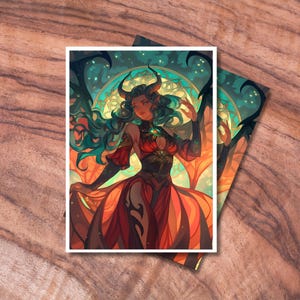 Manchons MTG 100, Protège-manchons pour cartes TCG, Protège-cartes sur le thème du diable, Protège-cartes à collectionner, Cadeaux pour gamers, Manchons MTG pour anime