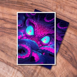 MTG Sleeves 100, Protecteur de pochettes pour cartes TCG finition mate, pochettes pour cartes sur le thème des monstres d'horreur, pochettes pour cartes à collectionner, cadeaux pour gamers