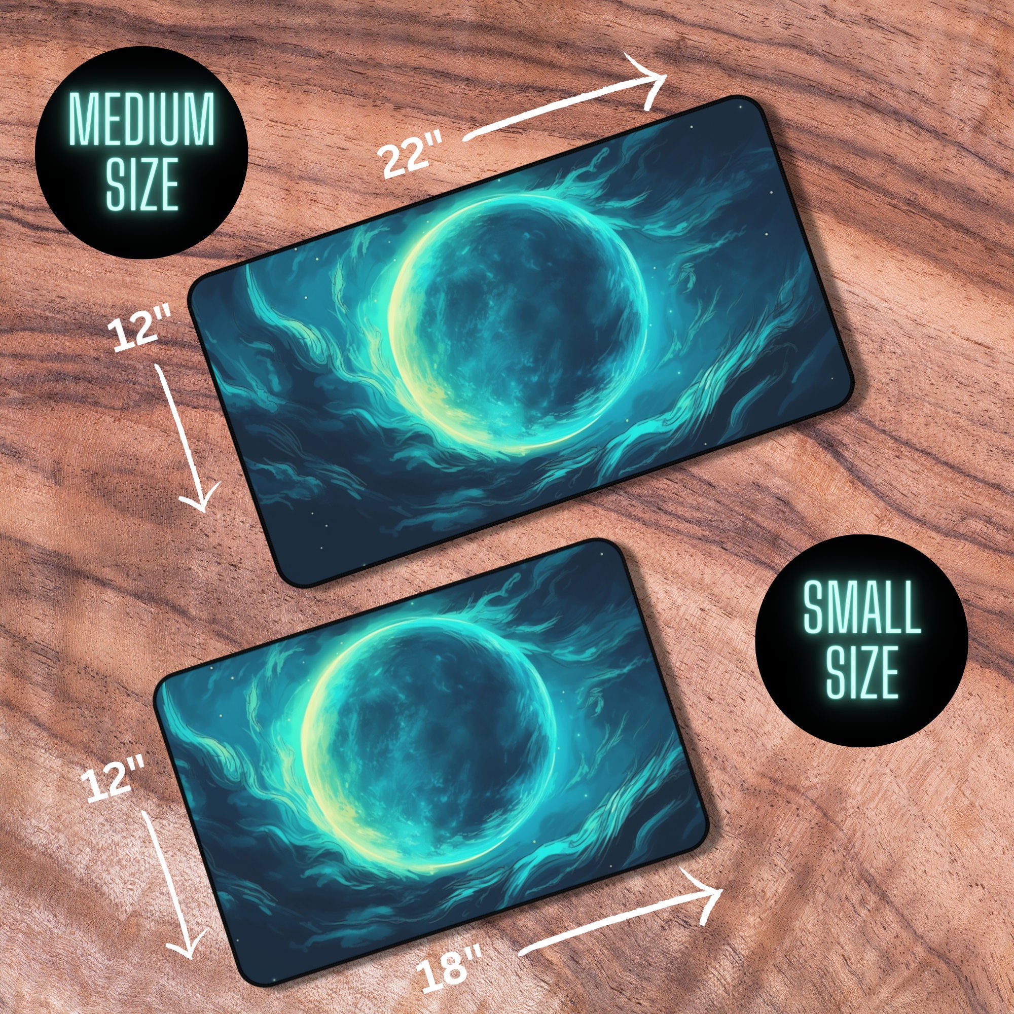 MTG Playmat With Zones TCG Playmat Card Playmat Blue Lunar Etsy Canada