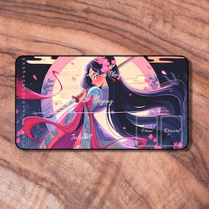 Lorcana Playmat with Zones, Chinese Princess TCG Playmat, Unofficial Lorcana Playmat, Gifts for Gamers