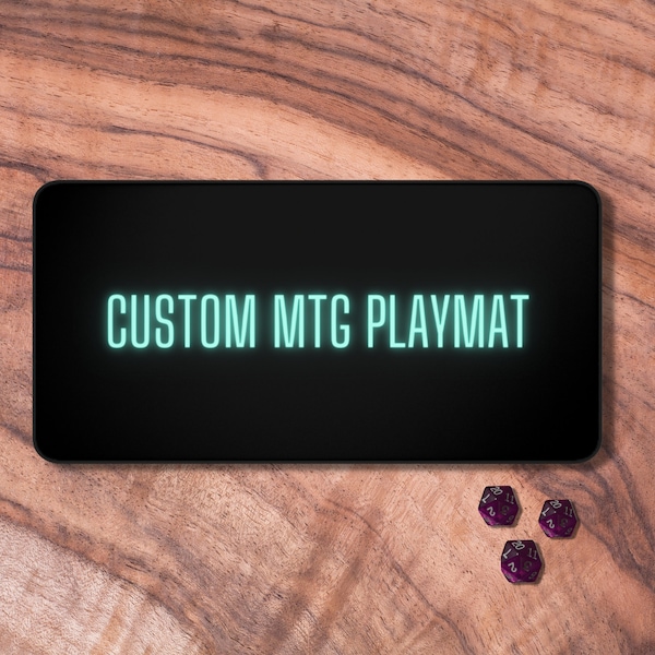 MTG Playmat Custom, Custom Playmat for MTG, Personalized MTG Gifts