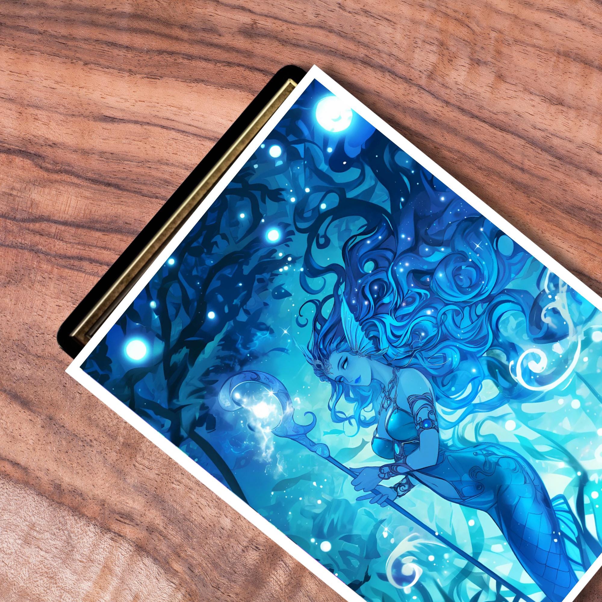 MTG Sleeves, TCG Card Sleeve Protector, Merfolk Themed Themed Card Sleeve, Blue Trading Card Sleeves, Gifts for Gamers - Etsy MTG Sleeves, TCG Card Sleeve Protector, Merfolk Themed Themed Card Sleeve, Blue Trading Card Sleeves, Gifts for Gamers - Etsy
