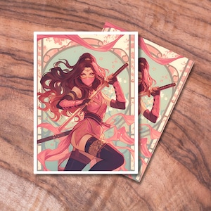 Etuis pour cartes MTG, Protèges-cartes TCG, Etuis pour cartes sur le thème Pretty Ninja, Cadeaux pour gamers, Accessoires MTG