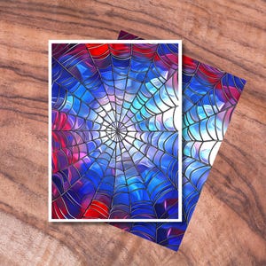 MTG Sleeves, Matte Finish Card Sleeve Protector, MTG Sleeves 100, Spider Web Trading Card Sleeves, Gifts for Gamers, MTG Accessories